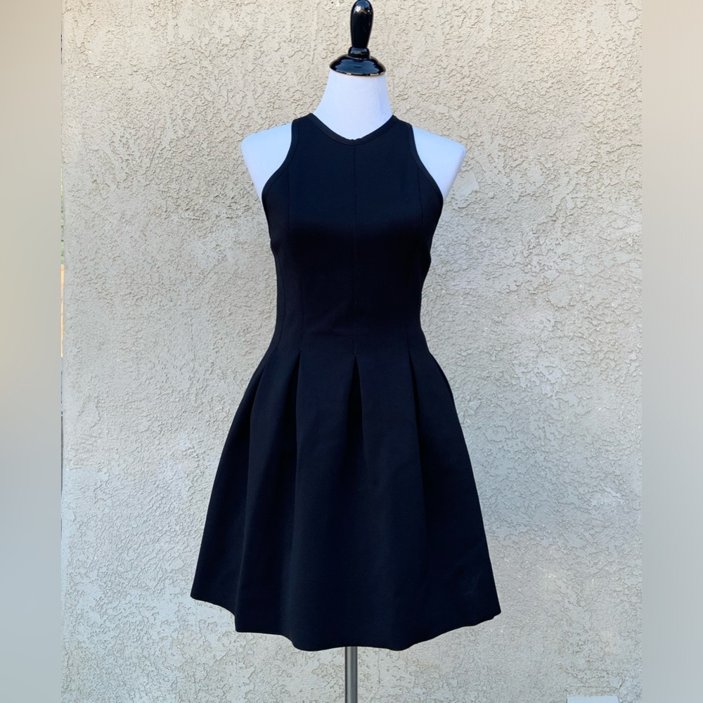 🌹New List🌹 EUC T by Alexander Wang Pleated Neoprene Scuba Dress in Ink (Black)